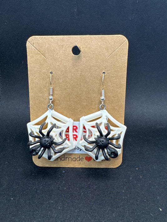 A161 - Small Spiderweb Earrings