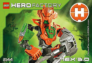 U2144 - Hero Factory - Nex 3.0 (Pre-Built)