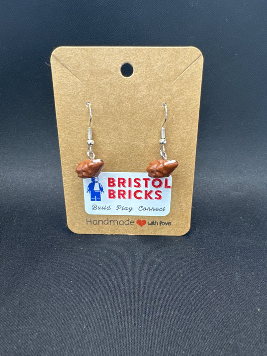A185 - Hedgehog Earrings