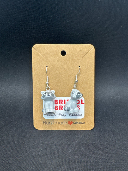 A184 - Raccoon Earrings