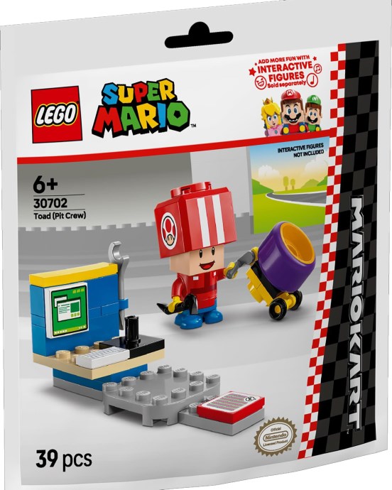 30702 - Mario Kart: Toad (Pit Crew) Polybag – Bristol Bricks