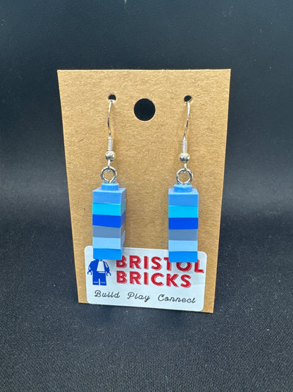 A010 - Various Color Square Stack Earrings