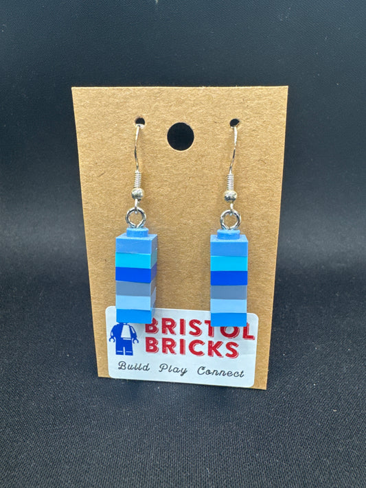 A010 - Various Color Square Stack Earrings