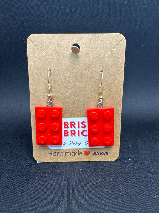 A111 - 2x3 Plate Earrings