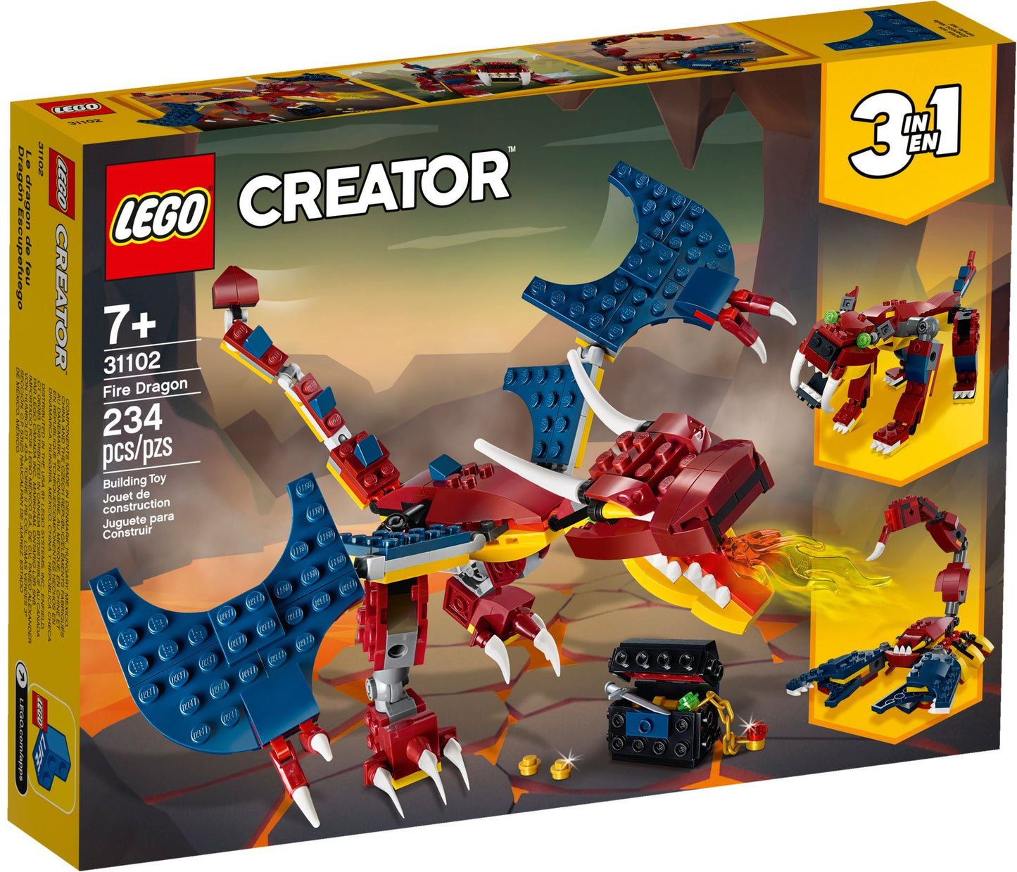31102 - Fire Dragon (Retired)