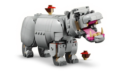 31171 - Wild Animals: Majestic Rhino with Birds - ND
