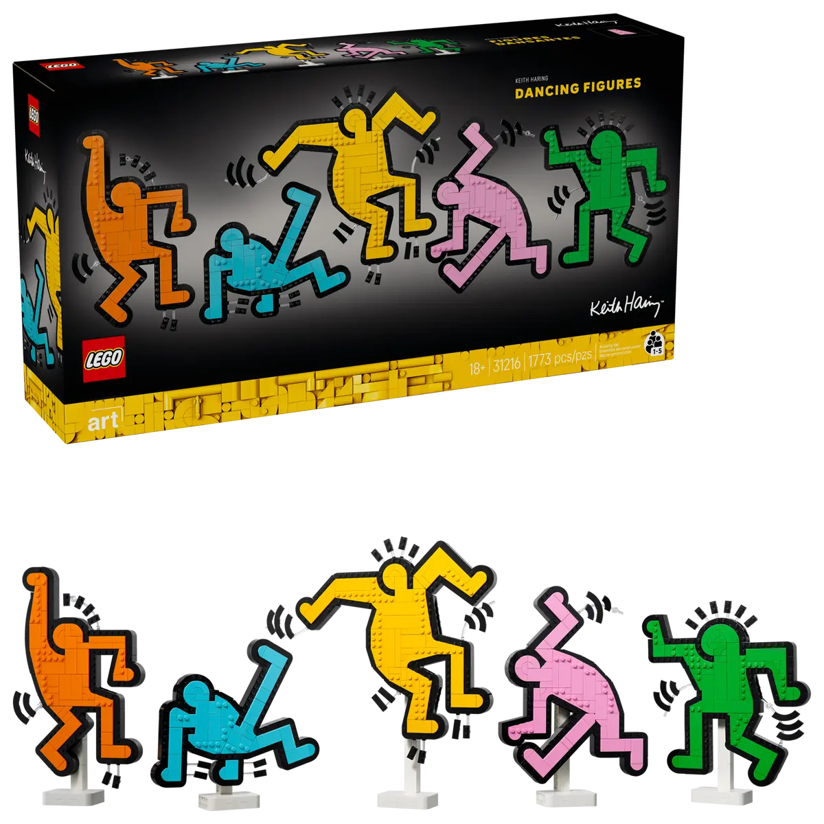 31216 - Keith Haring - Dancing Figures - ND