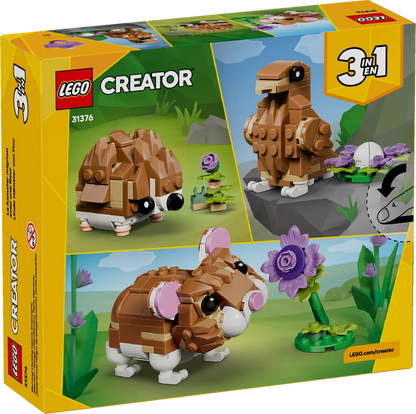 31376 - Cute Hamster with a Flower