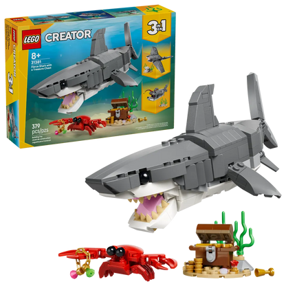 31381 - Fierce Shark with a Treasure Chest