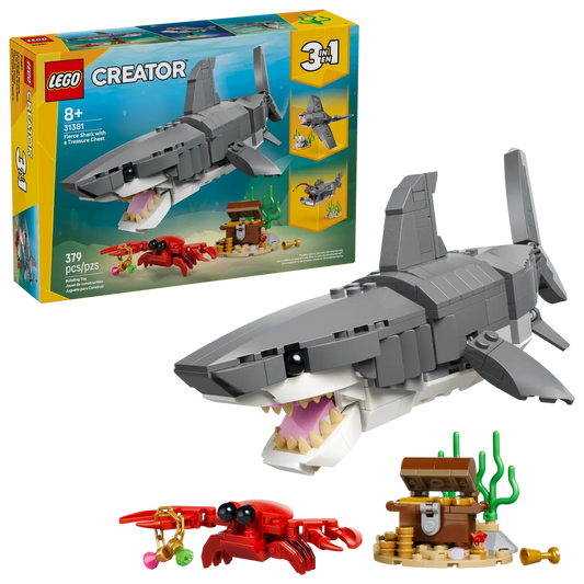 31381 - Fierce Shark with a Treasure Chest