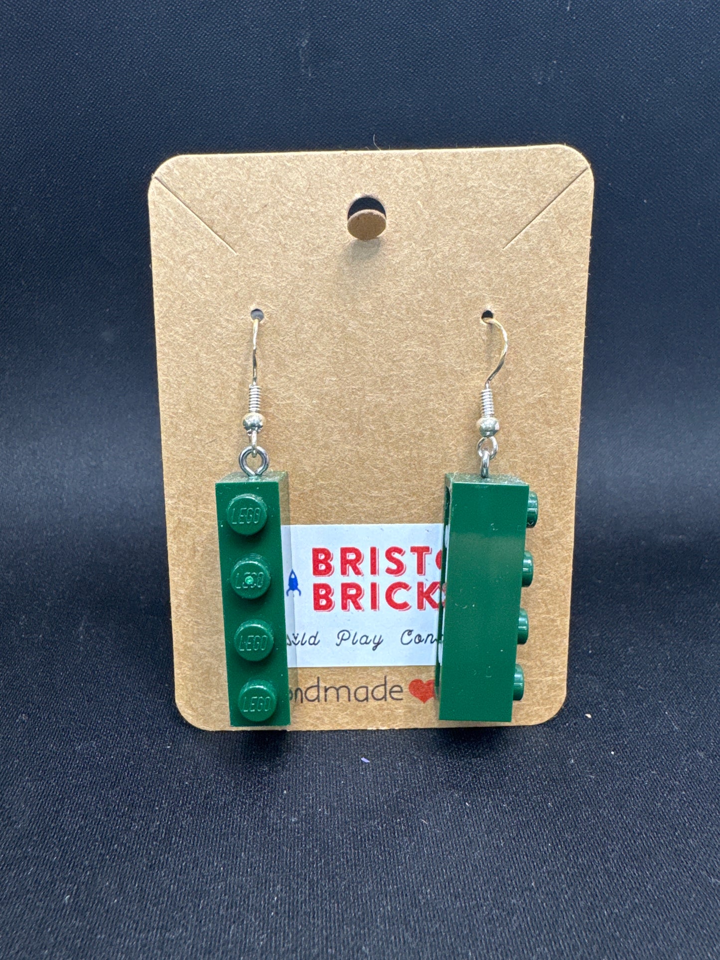 a105 - 1x4 Block Earrings