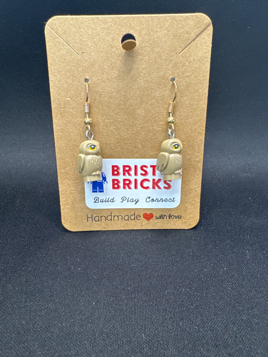 A126 - Small Owl Earrings