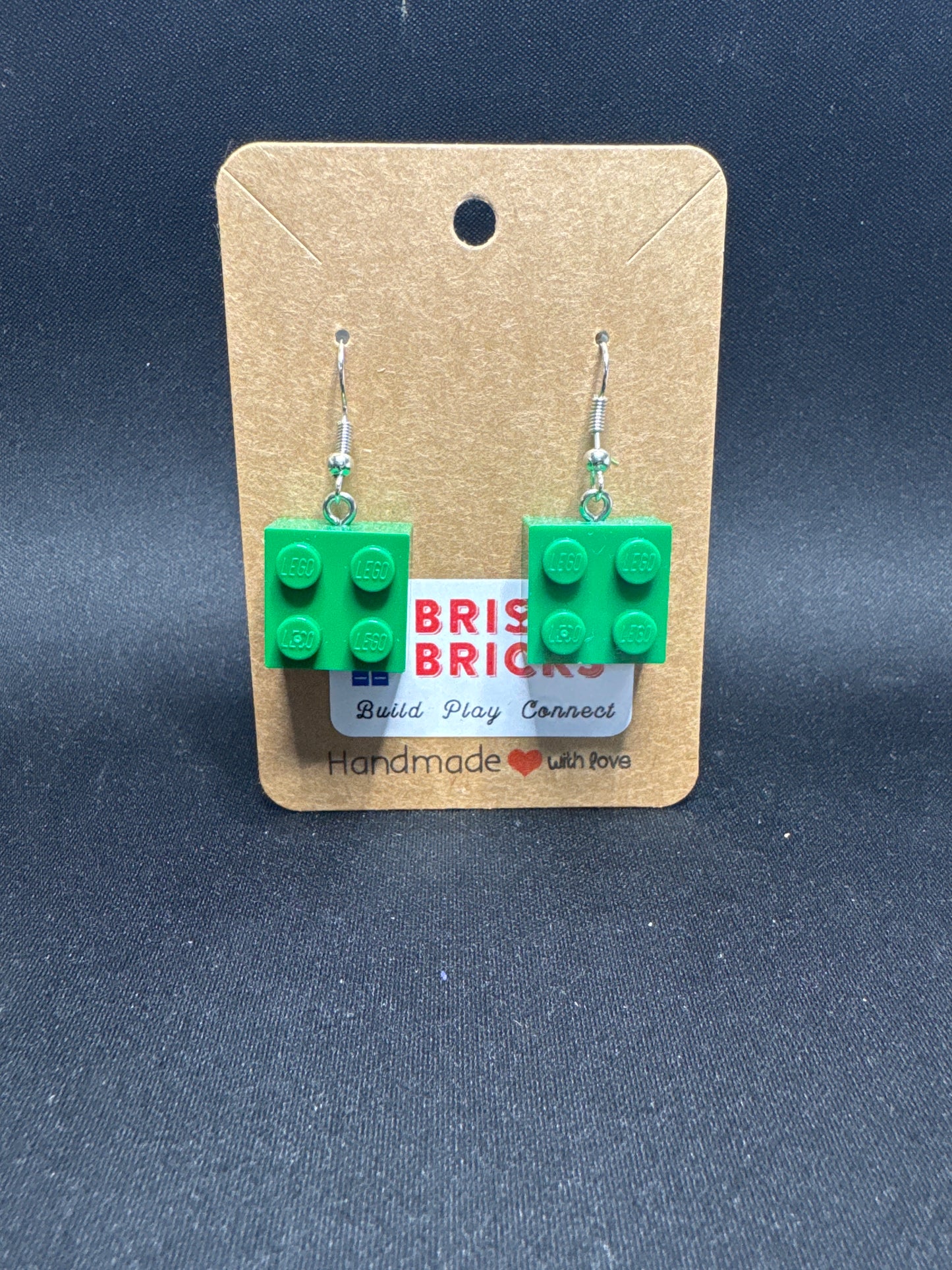 A069 - 2x2 Brick Earrings