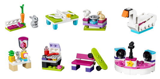 U40264 - Build My Heartlake City Accessory Set (Pre-Built)