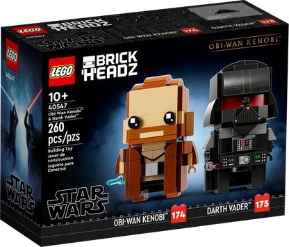 40547 - Brick Headz: Obi-Wan Kenobi & Darth Vader - ND