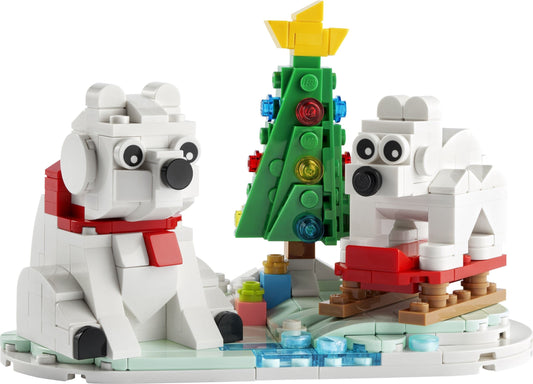 U40571 - Wintertime Polar Bears (Pre-Built)