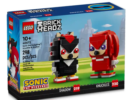 40672 - Brick Headz: Sonic the Hedgehog: Knuckles & Shadow - ND