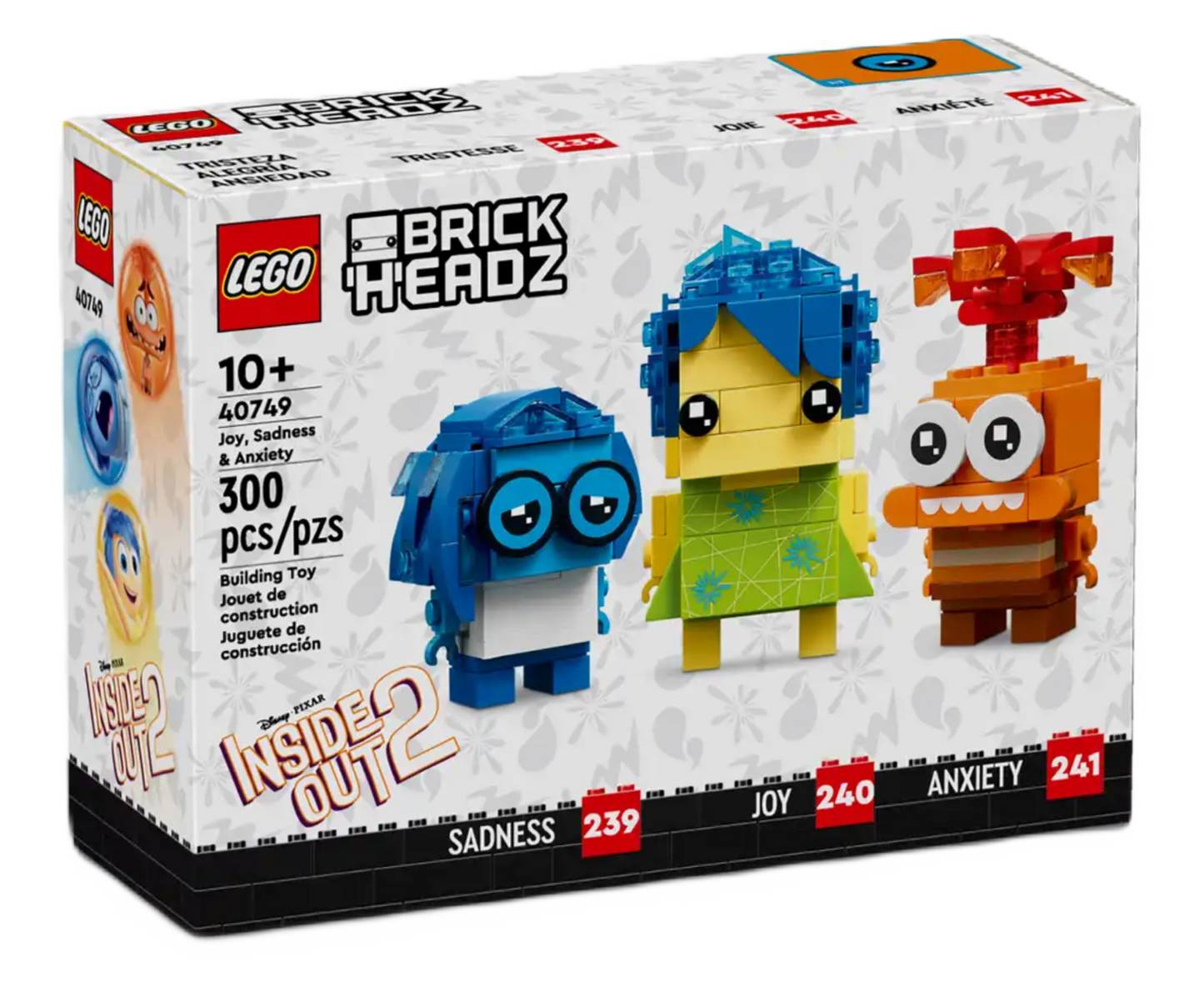 40749 - Brick Headz: Joy, Sadness, & Anxiety - ND