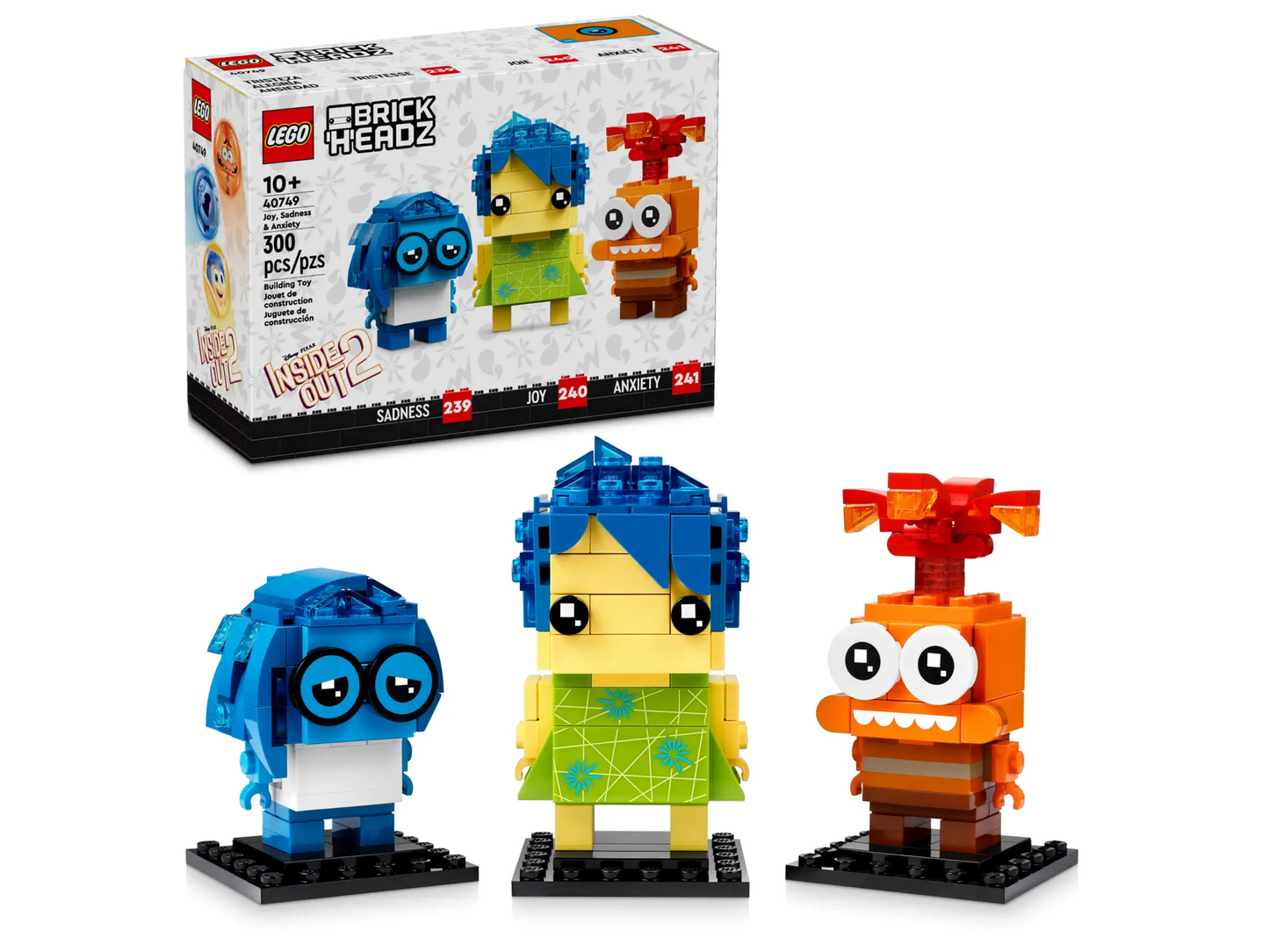 40749 - Brick Headz: Joy, Sadness, & Anxiety - ND