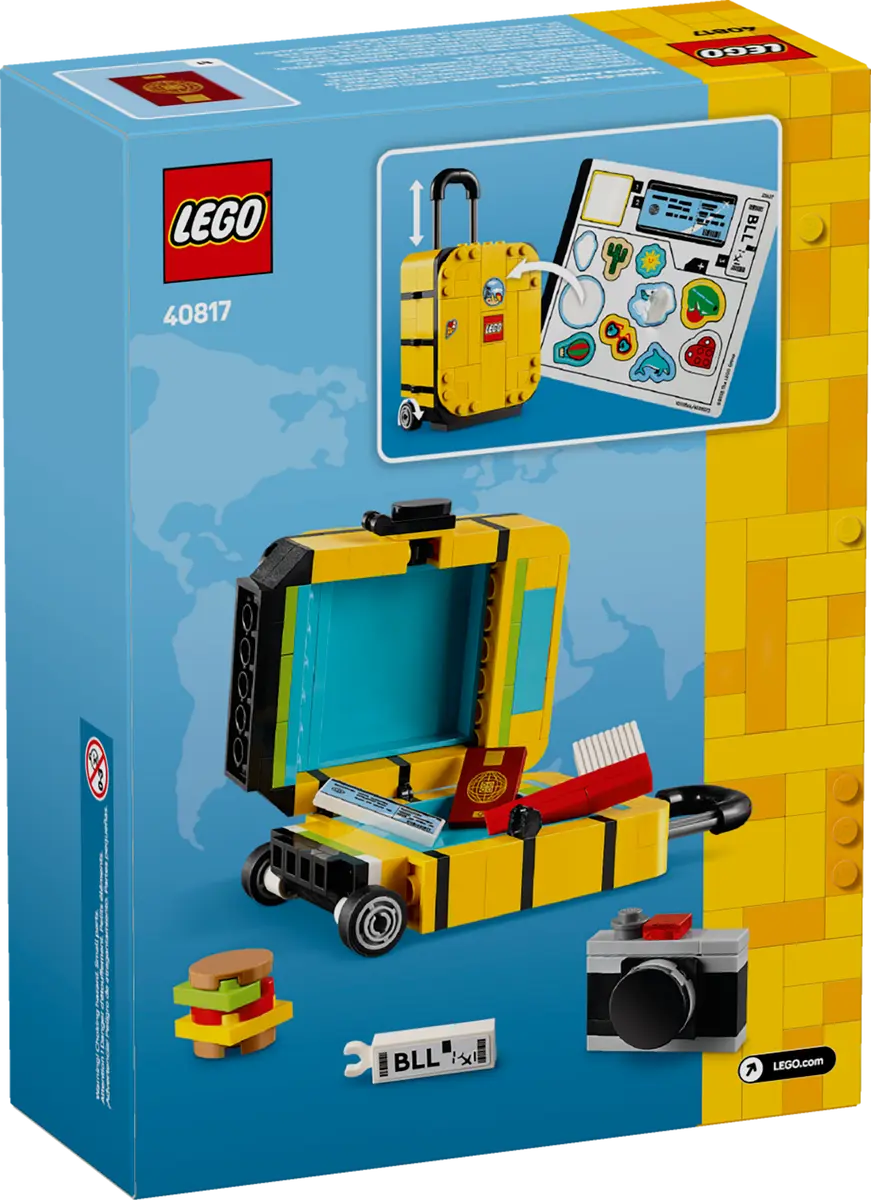 40817 - Yellow Travel Suitcase - ND