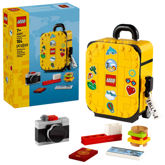 40817 - Yellow Travel Suitcase - ND