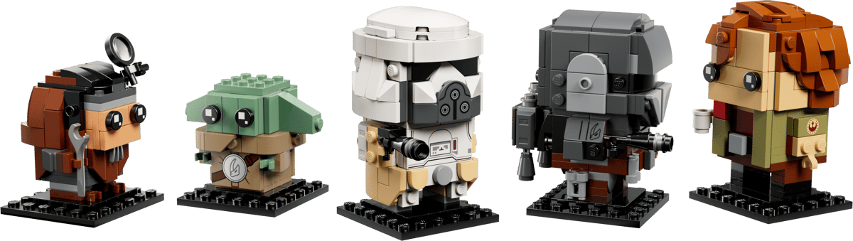40856 - The Mandalorian and Grogu: Allies & Villains BrickHeadz - ND