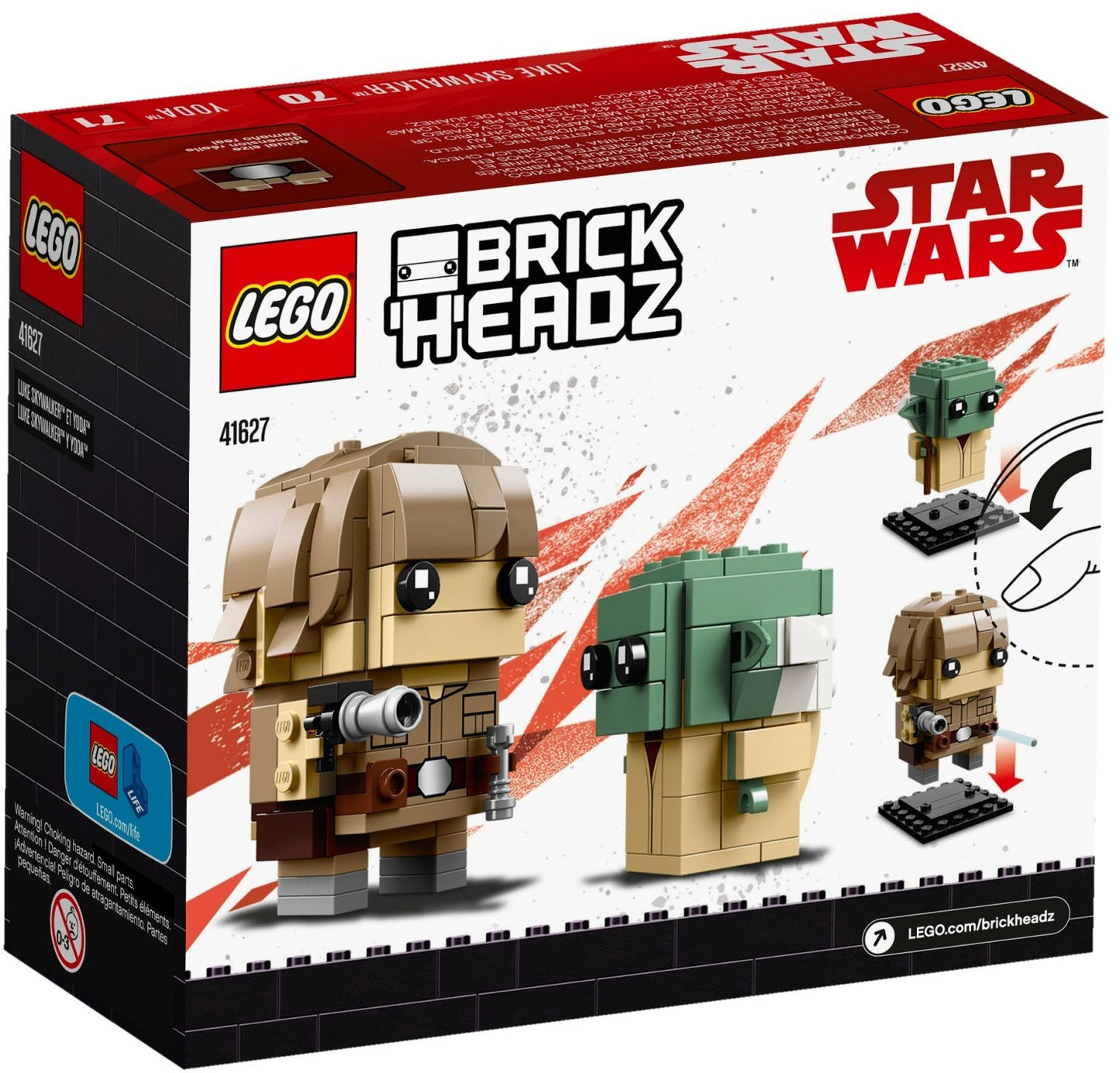 41627 - Brickheadz: Luke Skywalker & Yoda (Retired)