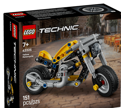 42225 - Yellow Motorcycle