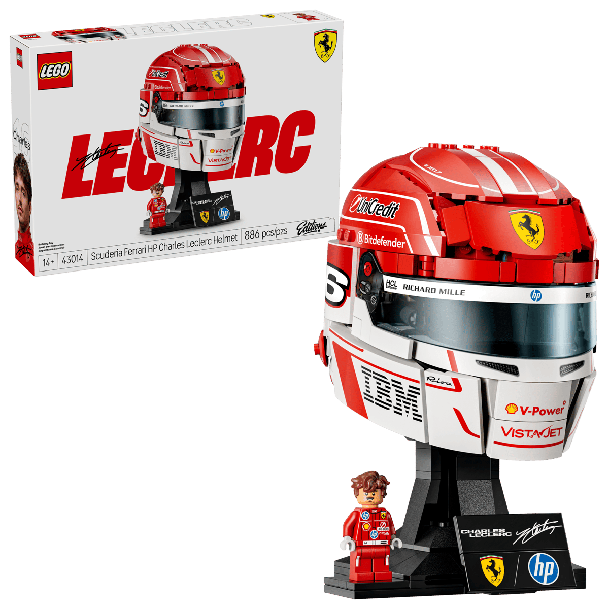 43014 - Scuderia Ferrari HP Charles Leclerc Helmet - ND