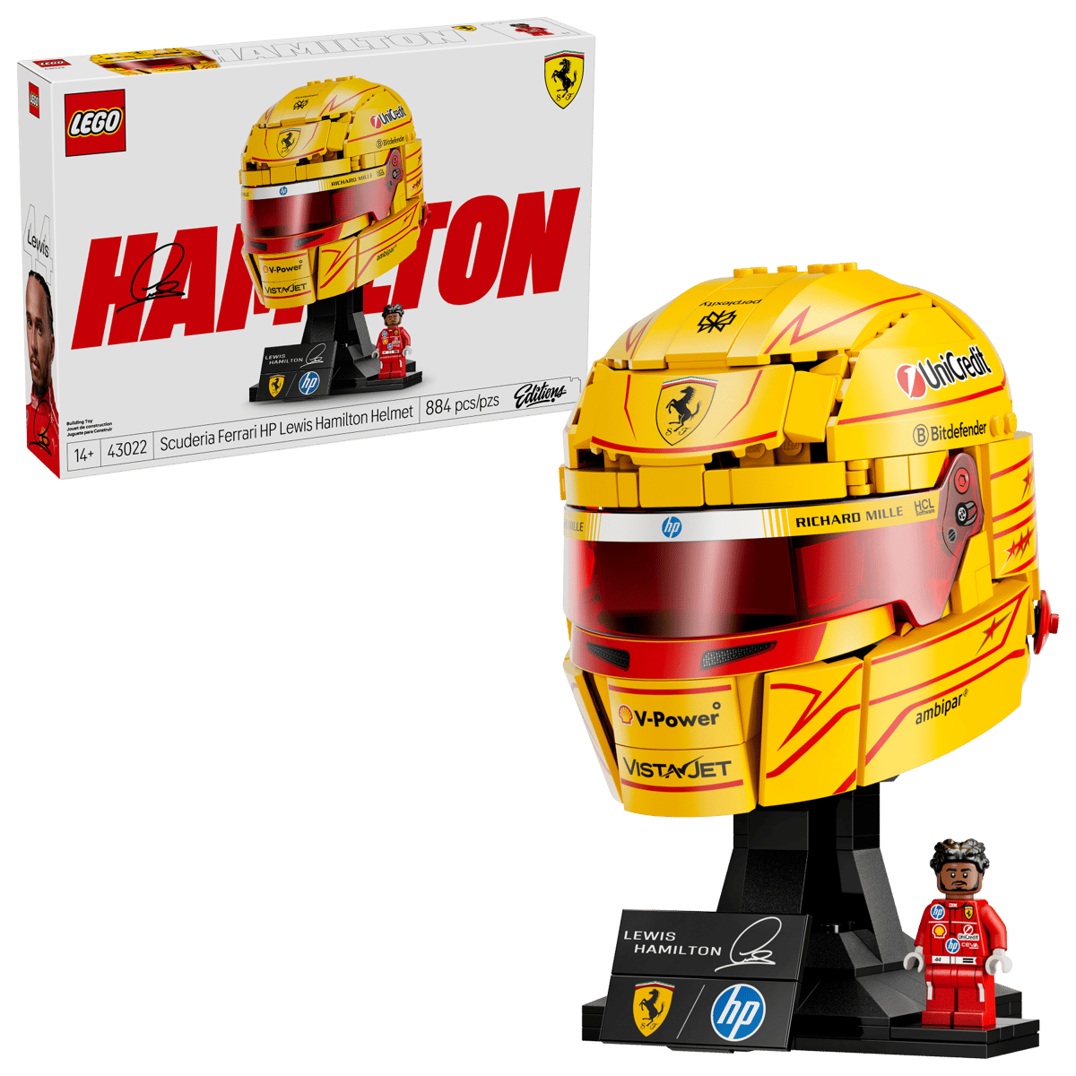 43022 - Scuderia Ferrari HP Lewis Hamilton Helmet - ND