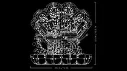 U43225 - The Little Mermaid Royal Clamshell (Pre-Built)