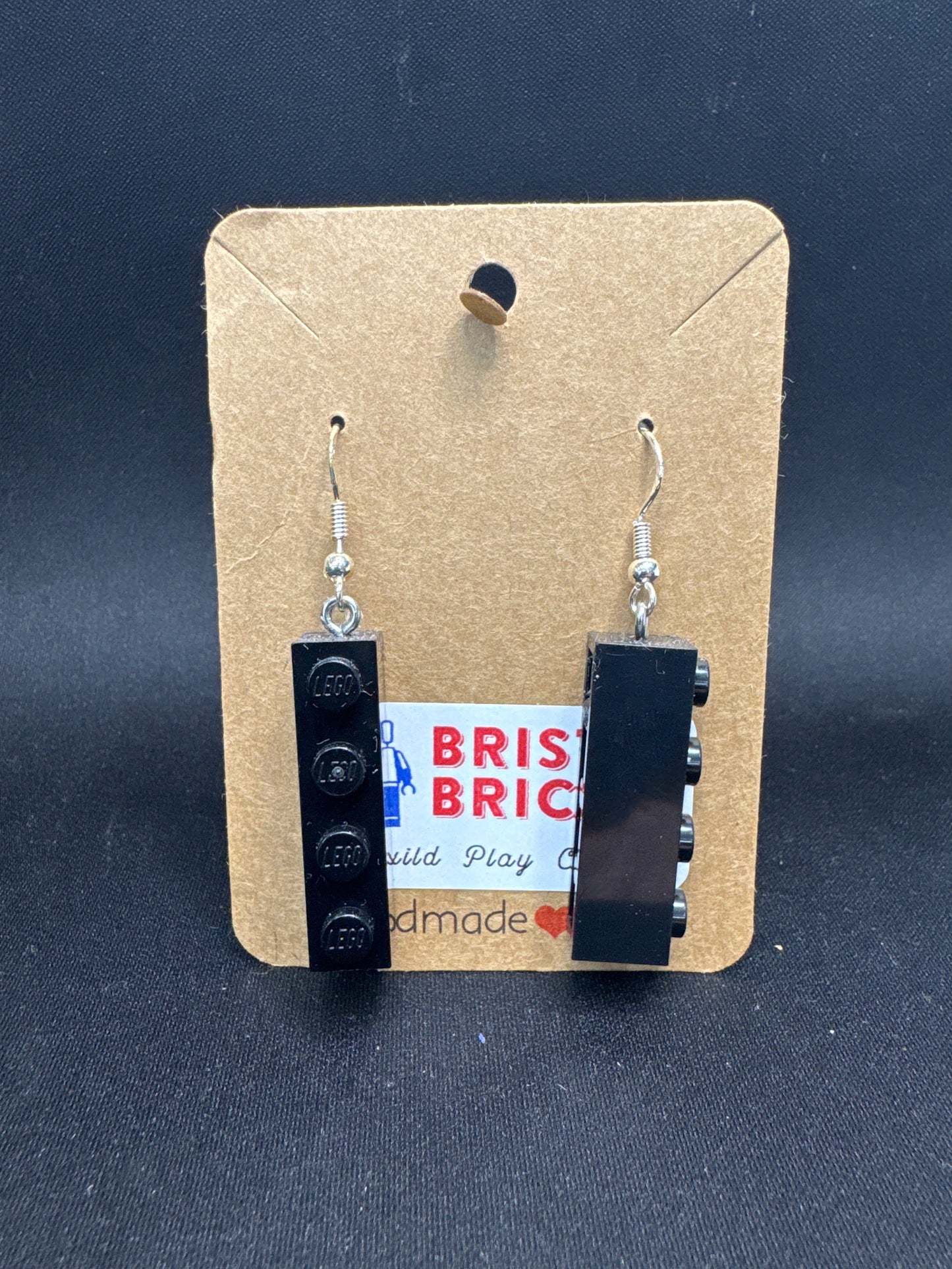 a105 - 1x4 Block Earrings