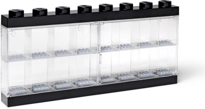 Used LEGO Minifigure Display Case, Black (16)
