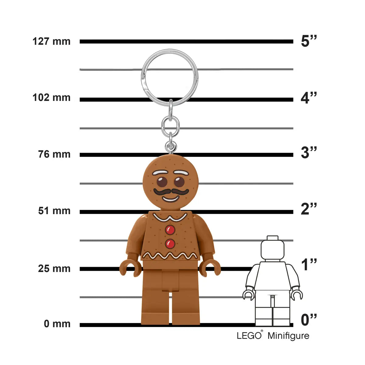 Merch032 - Gingerbread Man Keychain Light