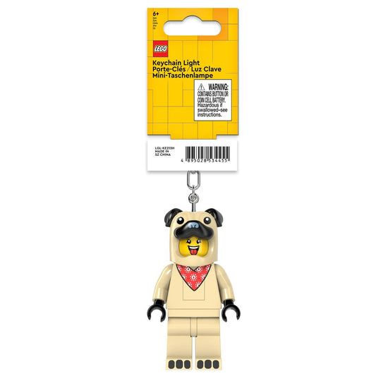 5009151 - Pug Costume Guy Keychain Light