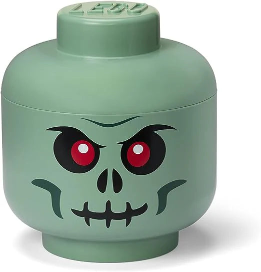 40320811 - LEGO Storage Head Large Green Skeleton