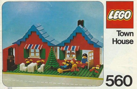 U560 - 1979 Vintage Legoland - Town House