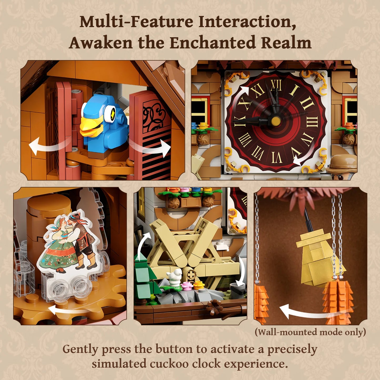 85027 - Retro Cuckoo Clock