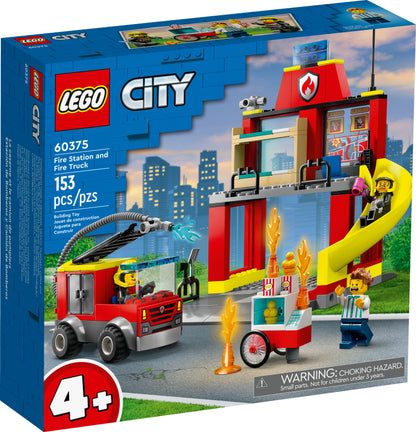 60375 - Fire Station and Fire Truck