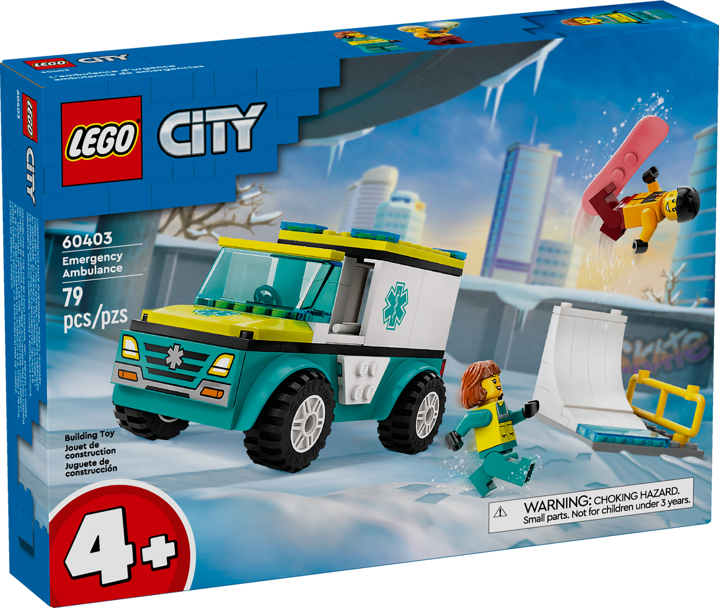 60403 - Emergency Ambulance and Snowboarder