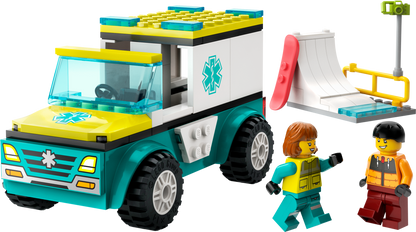 60403 - Emergency Ambulance and Snowboarder