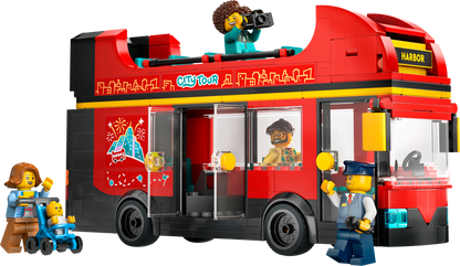 60407 - Red Double-Decker Sightseeing Bus