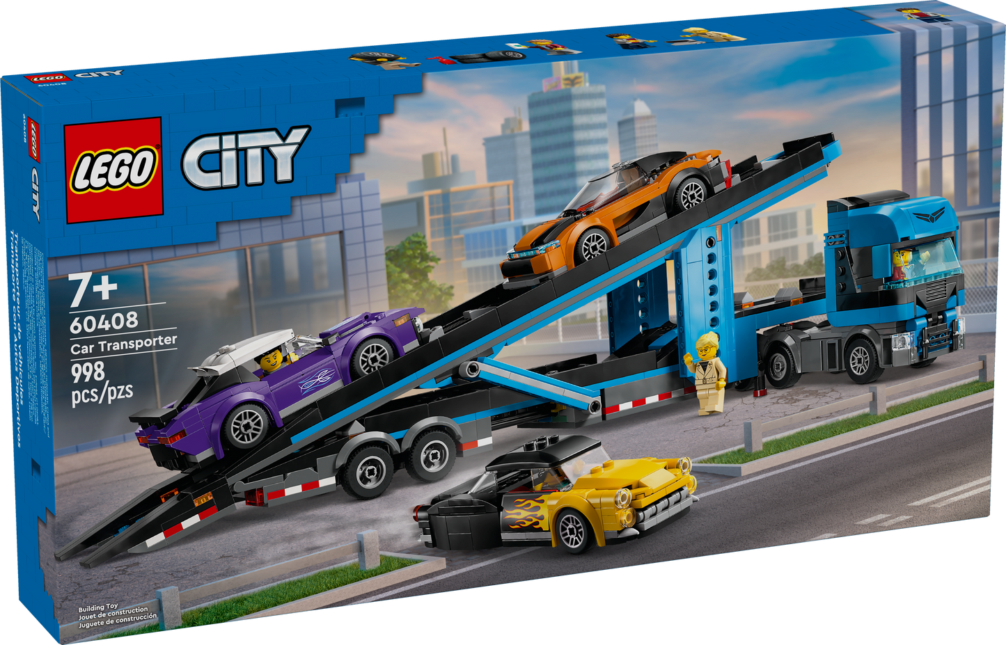60408 - Car Transporter Truck with Sports Cars (3 cars)  - ND