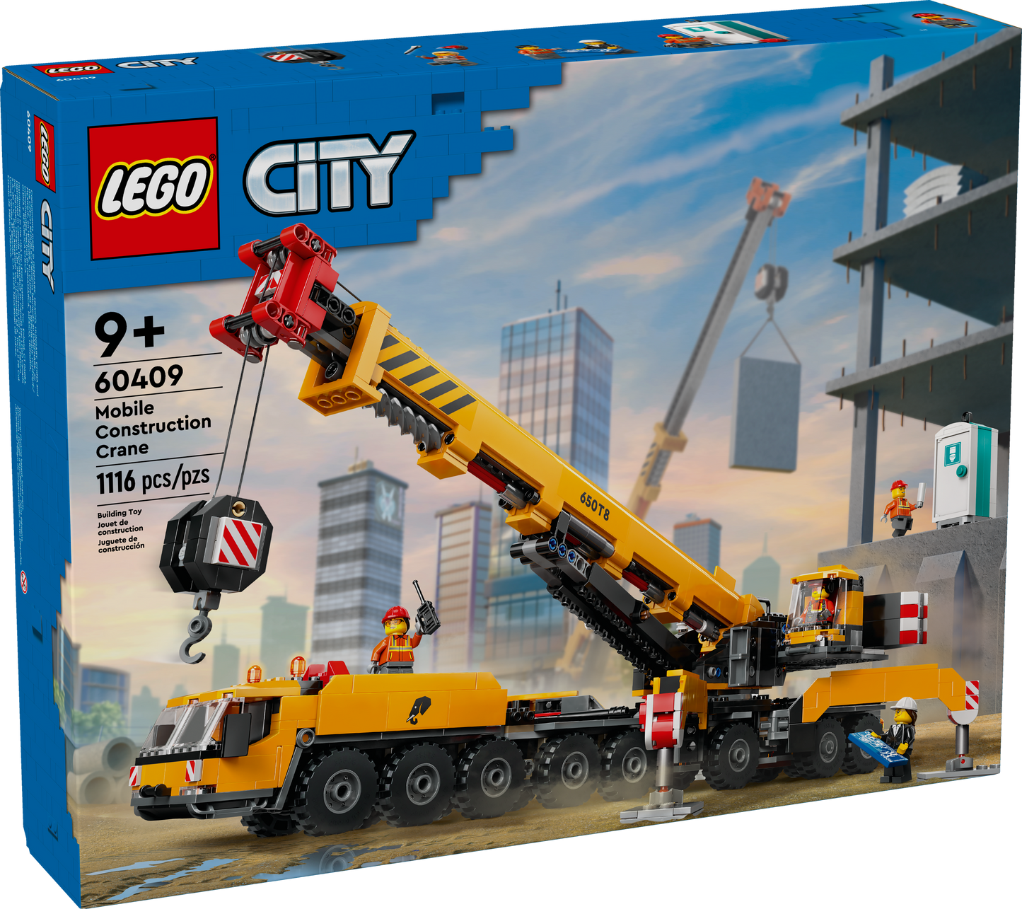 60409 - Yellow Mobile Construction Crane  - ND