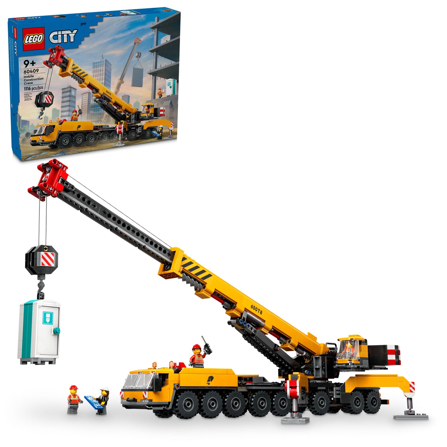 60409 - Yellow Mobile Construction Crane  - ND