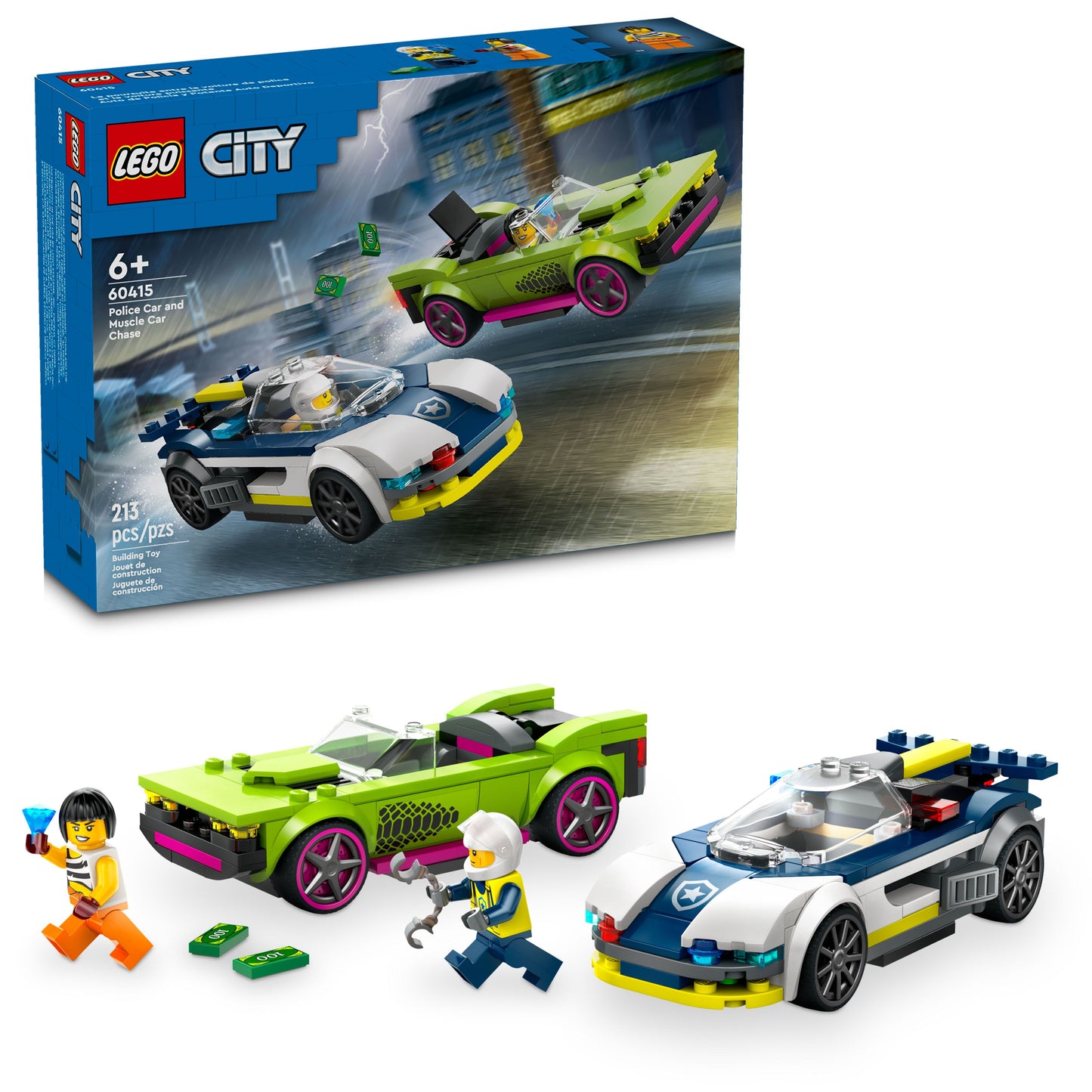 60415 - Police Car and Muscle Car Chase