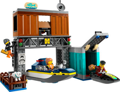 60417 - Police Speedboat and Crooks' Hideout