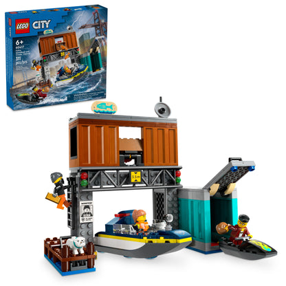 60417 - Police Speedboat and Crooks' Hideout