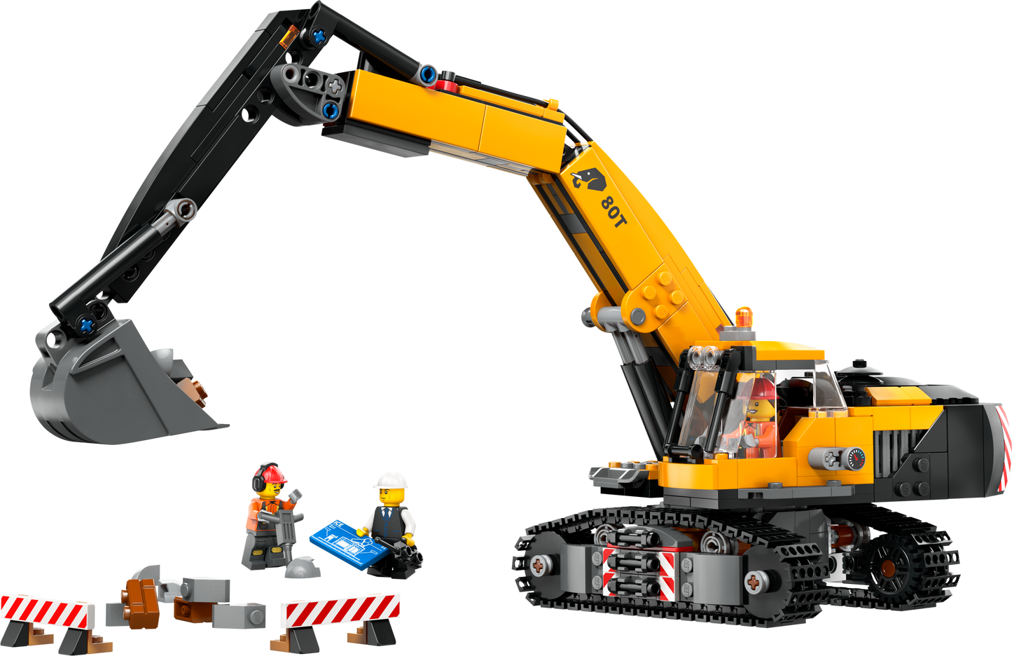 60420 - Yellow Construction Excavator