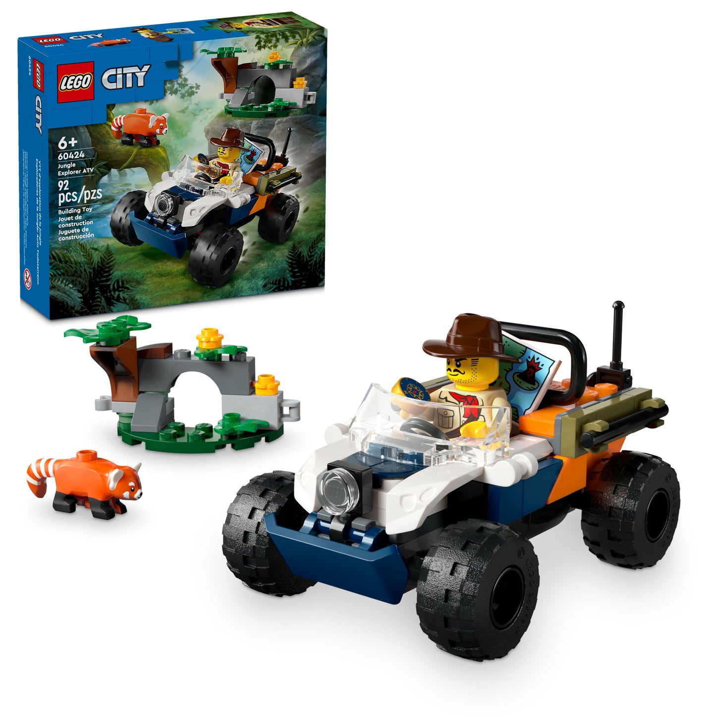 60424 - Jungle Explorer ATV Red Panda Mission